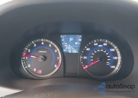 2012 Hyundai Accent Gls z USA, uszkodzony, nr VIN KMHCU4AE7CU185871